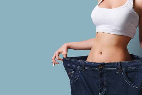 woman after fat reduction treatment Poole