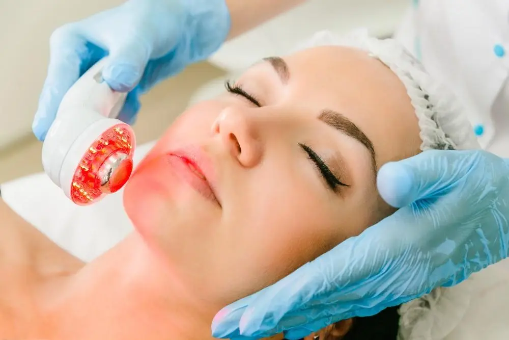 woman having non-surgical Morph8 treatment Poole