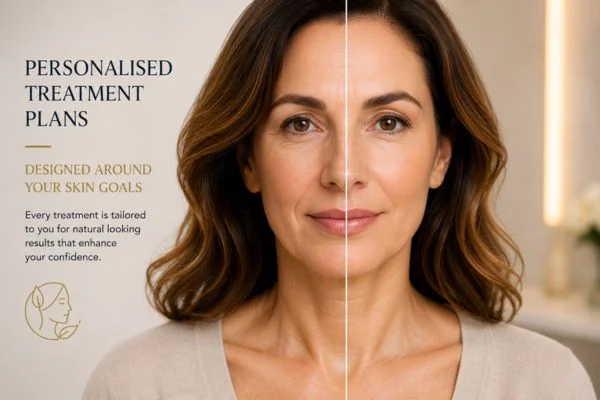 Before and after results of Collagen Lift Therapy Poole