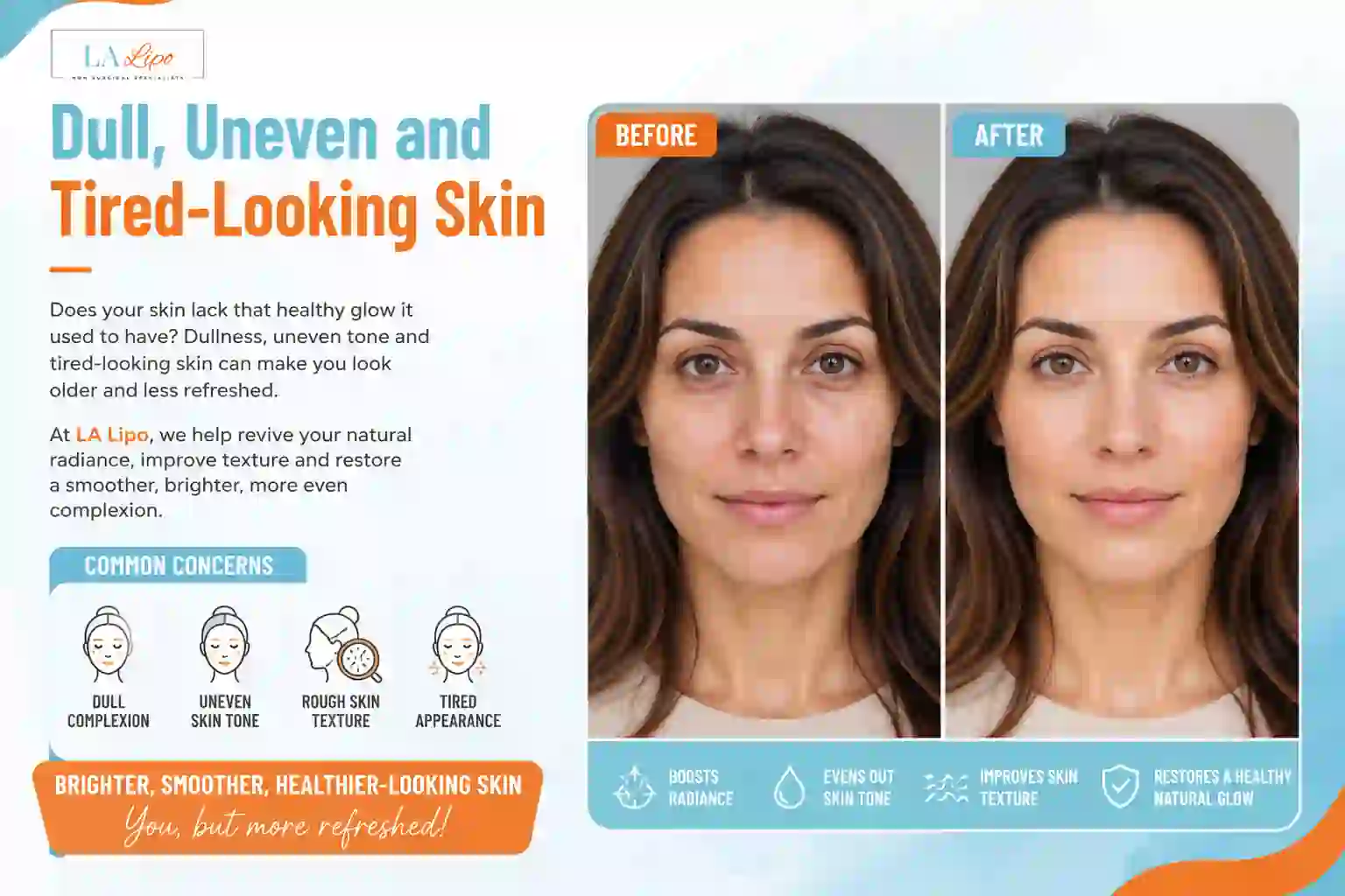 Sign #5: Dull, Uneven and Tired-Looking Skin Poole