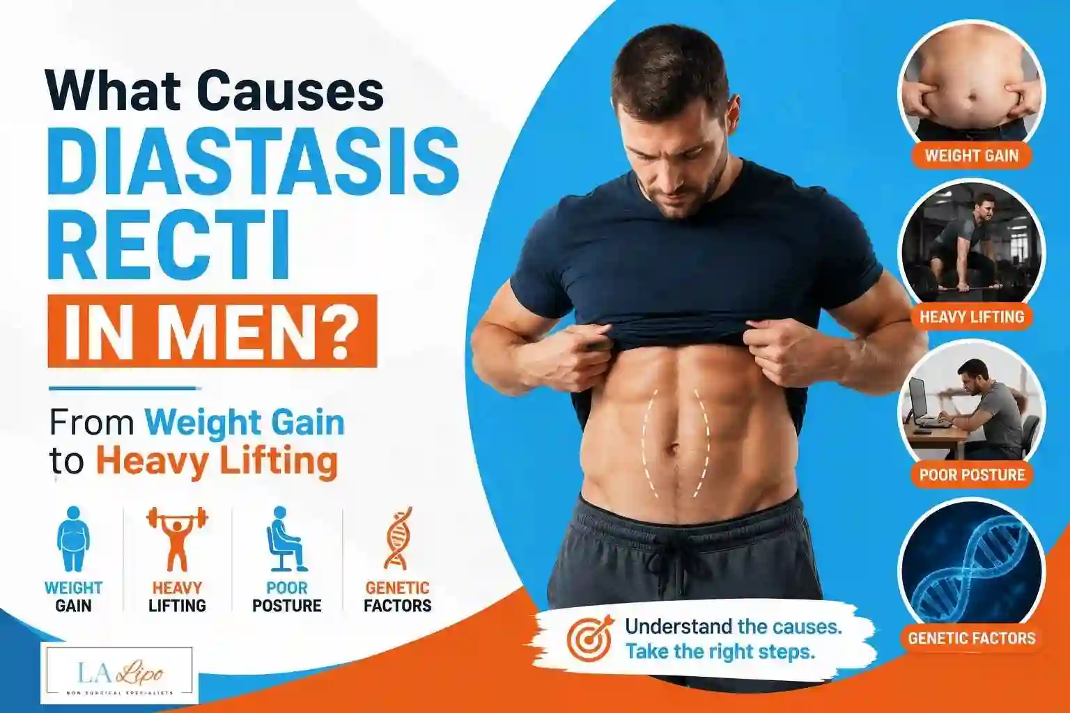 What Causes Diastasis Recti in Men? From Weight Gain to Heavy Lifting Poole